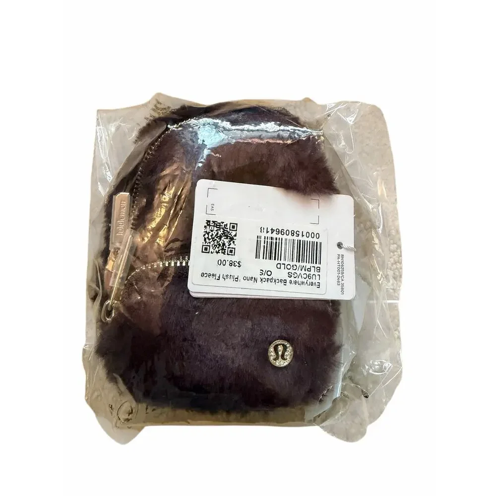 Lululemon Mini Plum Backpack, Keychain, Bag Charm Everywhere Nano Series NWT